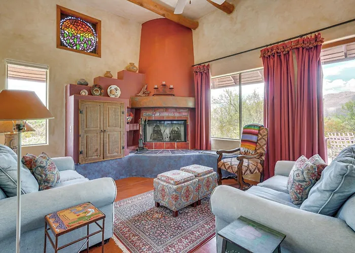 Chic Casita W/ Deck & Panoramic Views! Vakantiehuis Tucson